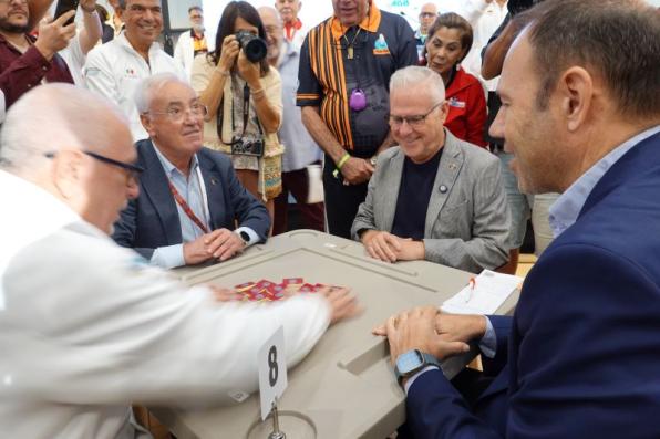 Partida inaugural del Mundial de D&ograve;mino 2026 a Salou