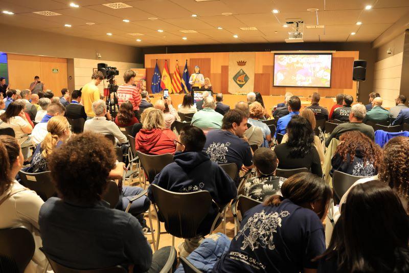 Sala de actes durant el preg&oacute;nde la Festa Major de Salou