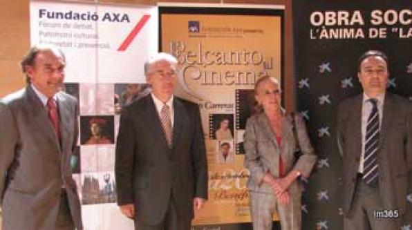 Josep Carreras presented in Vila-seca &quot;Belcanto in film&quot; in concert against leukemia