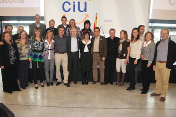 More than 1,500 attendees to the proclamation act of  Poblet as a candidate for CiU the demarcation