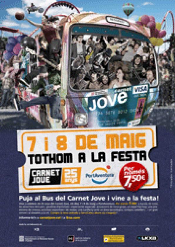 La Caixa and the ACJ celebrate the 25th anniversary of the Carnet Jove in Port Aventura