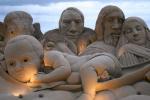 They publish a book to immortalize the sand sculpture of the Nativity Pineda