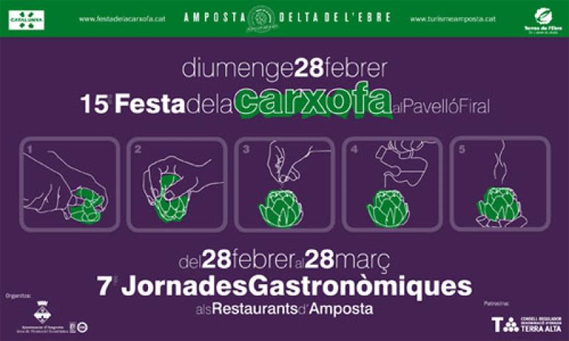 La XV Fiesta de la Alcachofa de Amposta ofrece m&aacute;s degustaciones que nunca