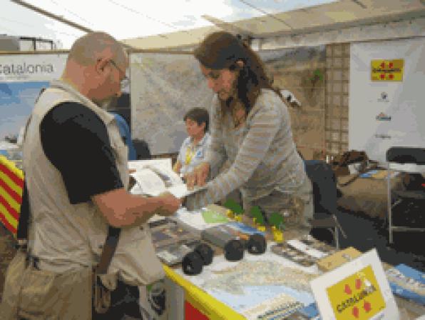 Les Terres de lŽEbre, presents a la British Birdwatching Fair