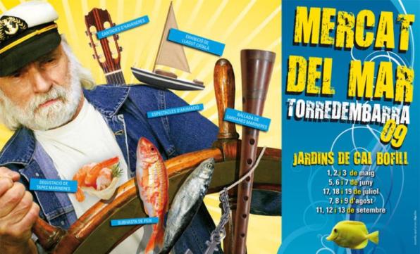 Mercado del Mar de Torredembarra: barcas arrastradas por caballos, gastronomía y artesanía