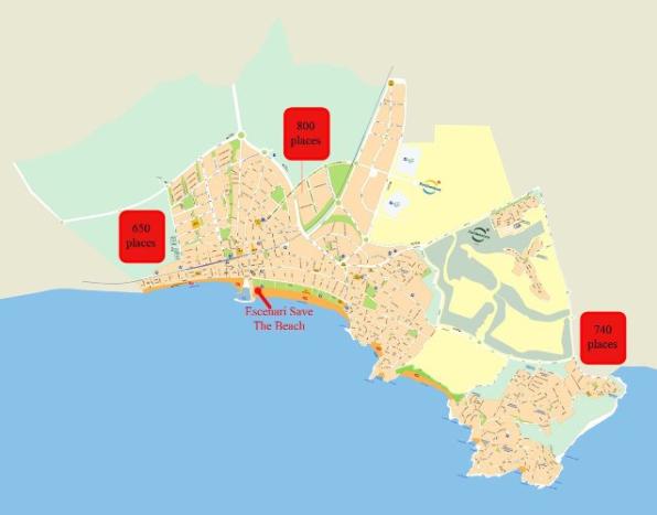 Salou is preparing a special device and 2.200 parking for the concert and fireworks by the 15th