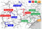 Itinerario, mapas y horarios del Rally Cataluña Costa Daurada, Rally de España 2011 1