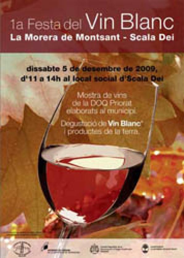 Arriba la 1ª festa del  Vin Blanc de la Morera i Escaladei