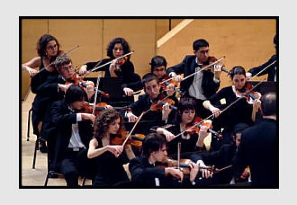 The National Youth Orchestra of Catalunya in Salou act for the sixth consecutive year