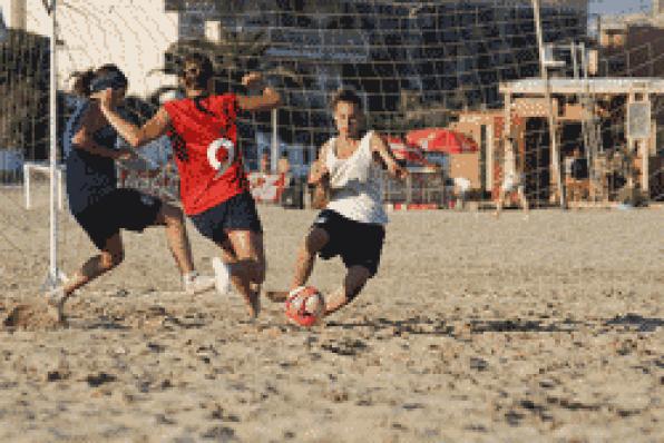 Torneo de fútbol playa en El Vendrell