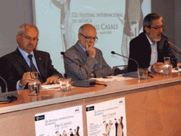 Presentation of the 32nd International Music Festival Pau Casals