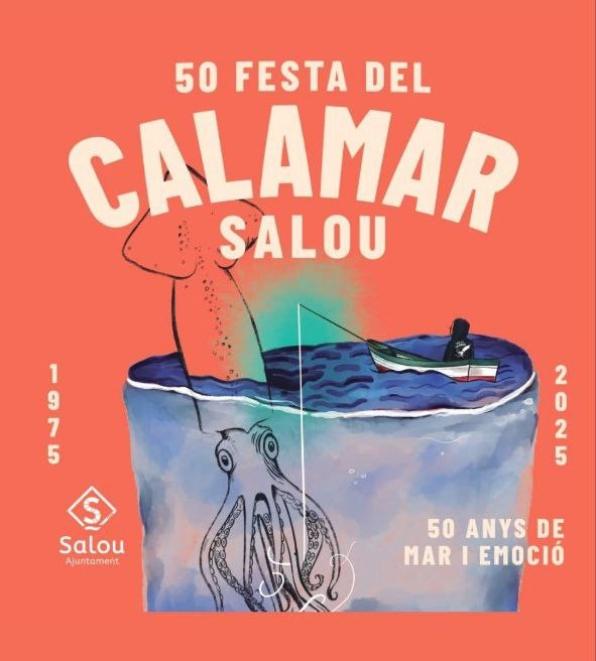 Cartell Festa del Calamar de Salou 2025