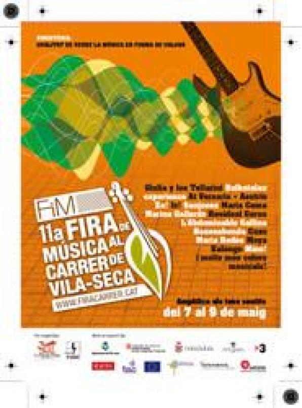 Vila-seca. Street music fair.