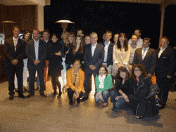 Basque journalists visiting the Costa Daurada
